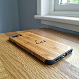 Minimalist Bamboo Phone Vault with Timer